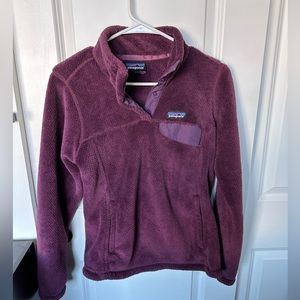 Patagonia synchilla maroon purple size small